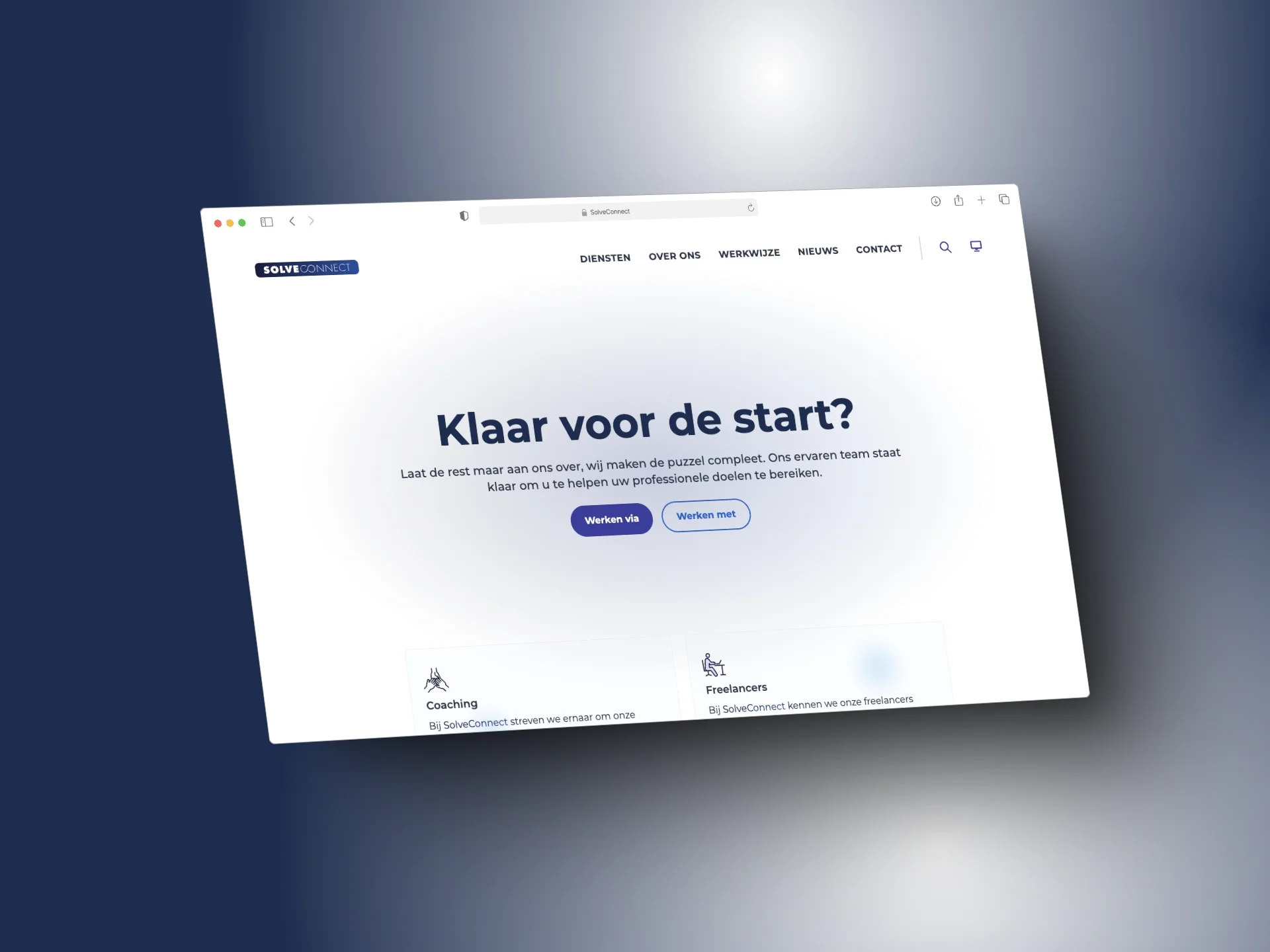 SolveConnect website & branding project SolveConnect website & branding
